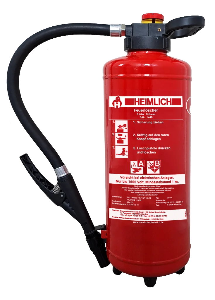 HEIMLICH Schaumkartuschenlöscher Typ S 6/9 ScK-4 fluorfrei