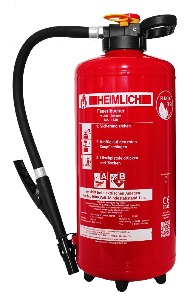 HEIMLICH Schaumkartuschenlöscher Typ S 6/9 ScK-4 fluorfrei