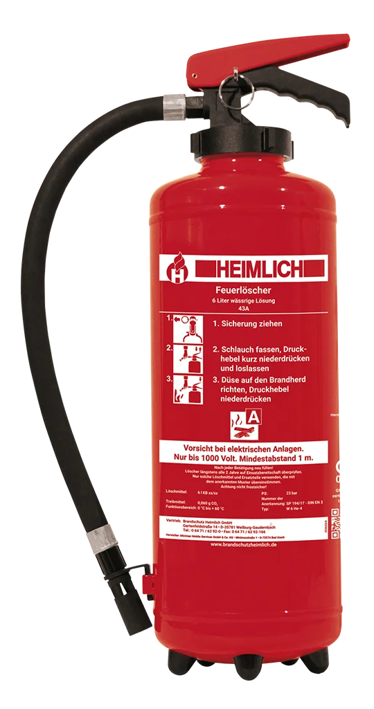 HEIMLICH Wasseraufladelöscher Typ W 6/9 He-4