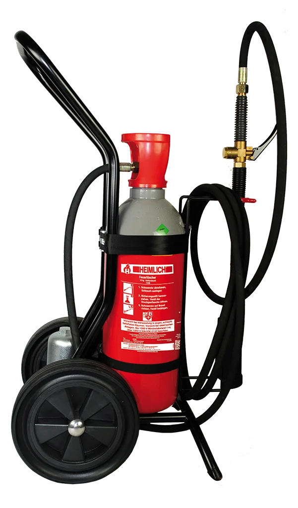 HEIMLICH Fahrbarer Kohlendioxidlöscher Typ C 10 & C 30