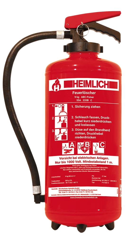 HEIMLICH Pulveraufladelöscher Typ P 6/9 HeS-4